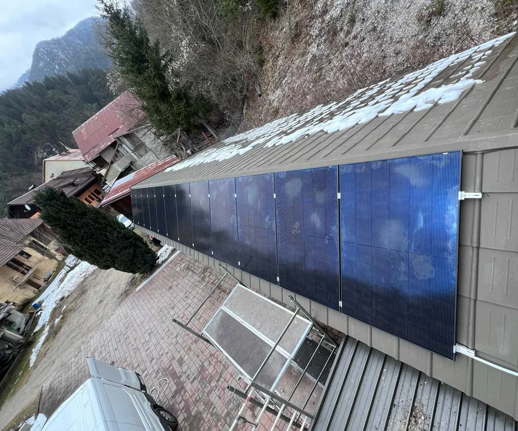 Impianto fotovoltaico realizzato in provincia di Udine (Friuli Venezia Giulia)