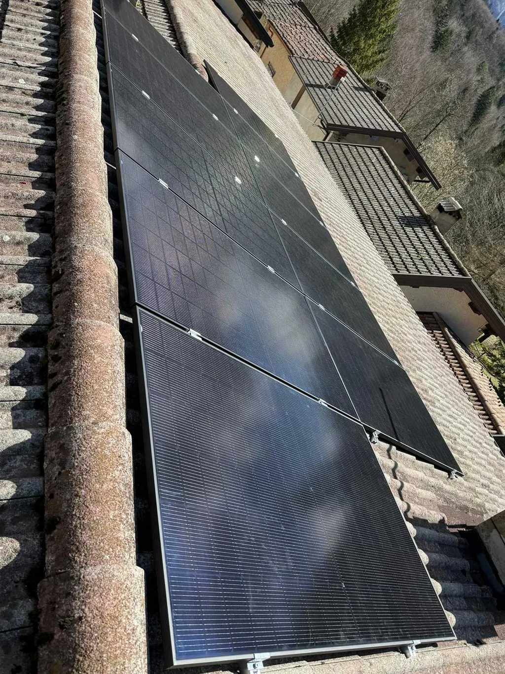 Impianto fotovoltaico realizzato in provincia di Vicenza (Veneto)