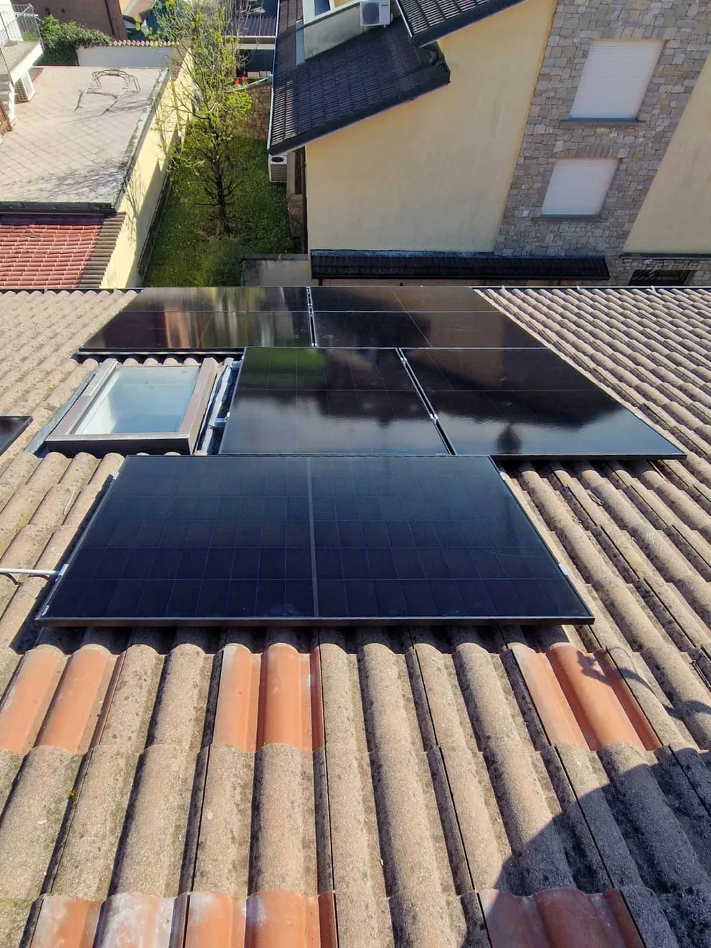 Impianto fotovoltaico realizzato in provincia di Lodi (Lombardia)
