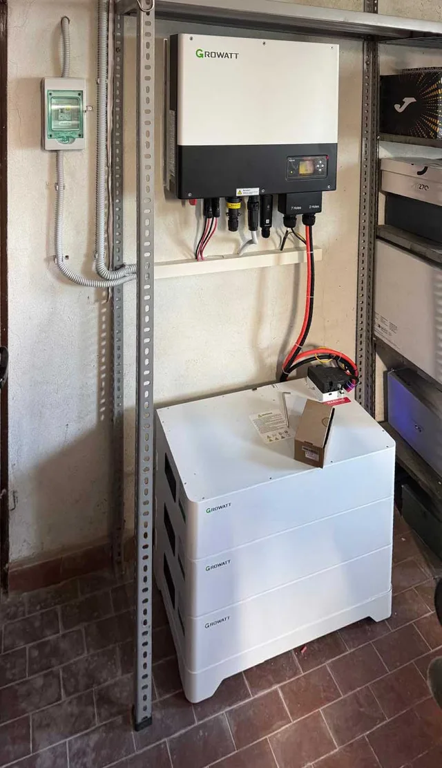 Impianto fotovoltaico realizzato in provincia di Lodi (Lombardia)