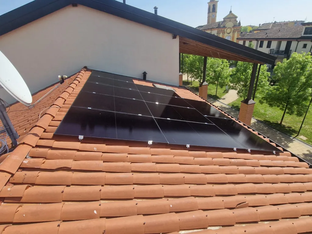 Impianto fotovoltaico realizzato in provincia di Cremona (Lombardia)