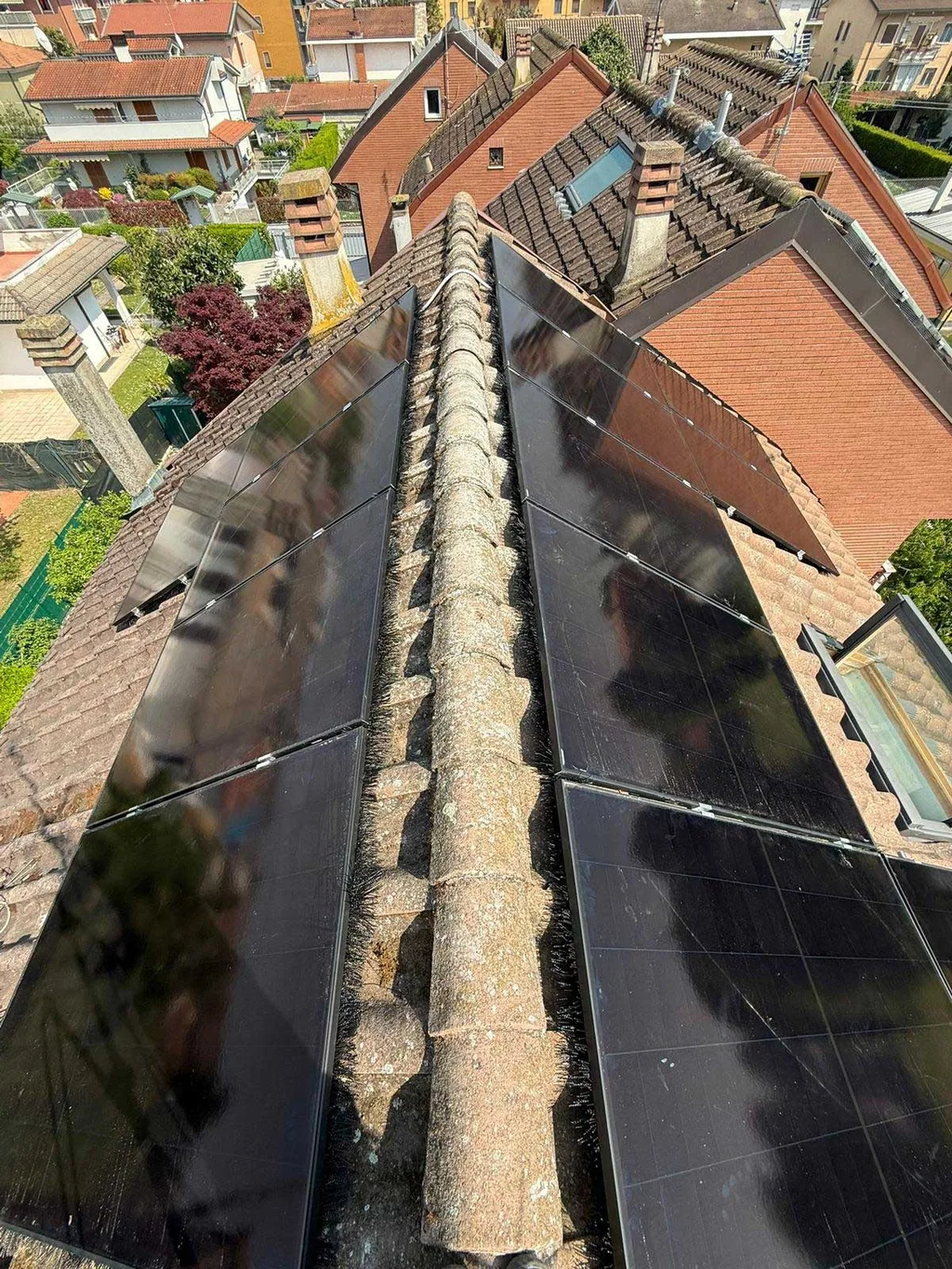 Impianto fotovoltaico realizzato in provincia di Lodi (Lombardia)